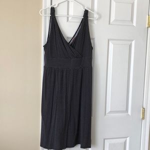 NEW LOW $$ Black & white polka dot stretchy dress